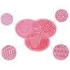 Make-up borstel reiniging pad 1 stks hand tool siliconen borstel reiniging mat wassende cosmetische borstelreiniger gereedschap voor make-up borstels scrub pad