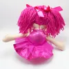 3 colors cute Girls rag dolls 40cm dancing girl style stuffed soft plush figures dolls kids gifts B11