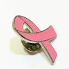 10st/Lot Womens smycken Emaljband Brosch Pins Surviving Breast Cancer Awareness Hope Lapel Buttons Badges