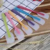 15 Colors Silicone Cake Batter Scraper 21cm Silicone Kitchen Accessories Soft Seamless Spatula Butter Cream Scraper Brush Baking Maker