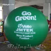 Parade-Performance-aufblasbarer Helium-Ballon, riesige Werbung, schwimmender PVC-Kugelball mit individuell bedrucktem Logo für Werbeaktionen