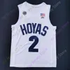 Personalizado Georgetown Hoyas Basquete Jersey NCAA College Omer Yurtseven James Akinjo Mac McClung Jamorko Pickett Josh LeBlanc Jagan Mosely