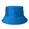 Mode Reisen Fischer Hüte Freizeit Bucket Hat Solid Color Männer Frauen Flat Top Wide Brim Cap für Outdoor-Sportarten Schirmmuetzen DHL geben