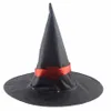 Halloween Czarownica Kapelusz Masquerade Wizard Spire Hat Witch Costume Akcesoria Cosplay Party Fancy Dress Decor jk1909xb