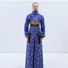 New Arrival Chinese Starożytne Kostium Mężczyzna Film Performance Wear Blue Haftowane Dragon Brocade The Qing Dynastic Prince Odzież