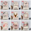 Santa Sacks Monogrammierbare Weihnachtsgeschenktüten SantaSack Kordelzugbeutel SantaClaus Deer 33 Designs Bulk auf Lager YW244-WLL