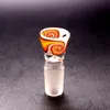 Heady Colorful Glass Smoking Bowls Hookahs 14mm/18mm Male Bowl With Handle Beautiful Slide for Bubbler and Bongs Water Pipe