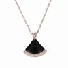 Collar de moda femenino s925 chapado en plata pura cadena de clavícula de diamante de circonio con microincrustaciones de oro de 18k