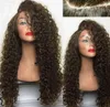 Hair Cover African Ladies Small Curly Hair Long Curly High Temperature Silk Fiber Hair Wigs