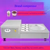 Commercial Fried Ice Cream Roll Machine Thai Fried Yogurt Maker With 2 Pot 5 Small Bowls 1800W