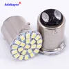 100x 1157 P21 / 4W P21 / 5W 7528 Bay15D 22 3014 SMD 1206 자동차 LED 브레이크 정지 주차 턴 라이트 자동차 웨지 램프 화이트 레드 1