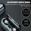 F9 Bluetooth V5.0 Hörlurar F9-5C Trådlösa hörlurar Stereo Sport Mini Headphones Earbuds Gaming Headset 2000 MAH LED Power Display