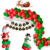 12-дюймовый Санта-Клаус с днем ​​рождения фольга воздушные шары рождения вечеринка украшения дети рождественские алфавиты воздушный шар