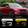 1 Set Turn Signal style for Mazda cx-5 cx5 cx 5 2012 2013 2014 2015 2016 Relay 12V led car drl daytime running lights with fog lamp hole