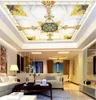 Custom 3d Ceiling wallpapers High-end classical pattern marble wall papers home decor