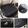 1pcs Black Car Seat without Backrest PU Leather Bamboo Charcoal Car Seat Cushion Automobiles Protective Nonslip Cover Seat4709311