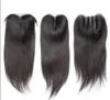 Brazilian Straight Human Virgin Hair Weaves With 4x4 Lace Closure 100g/pc Natural Black Color 1B Double Wefts Hair Extensions