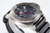 ZF Factory Submersible Mens Watches PAM371 WRISTWATCH TITANIUM SPORT WATTH発光時計サファイア防水P9001自動ME267H