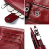 Genuine Leather ladies purse Rfid Woman Wallet Short Fund Hasp Zipper Cowhide Shopping Small Change Bag wallets european purses fo6253811