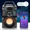 A100 Big Power Bluetooth Speaker Wireless Stereo Subwoofer Heavy Bass Speakers Music Player Support LCD Display FM Radio TF