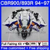 ホンダ用キットCBR900RR CBR 893RR 1994 1995 1996 1997ボディファクトリーホワイト260hm.23 CBR 893 CBR900 RR CBR893 RR CBR893RR 94 95 96 97フェアリング