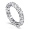 choucong 2019 Eternity Promise Ring 925 prata esterlina um diamante Zircon cz noivado casamento banda anéis para homens mulheres pendant presente