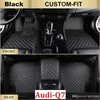 SCOT Tüm Hava Deri Audi Q7 Su geçirmez Kaymaz 3D Ön Arka Halı Custom-Fit sol-el-Sürücü-Modeli için Araç Paspaslar