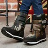 2019 Winter Children Boots Boys Snow Boots Girls Sport Children Shoes For Boys Sneakers Fashion Leather Child Shoes Kids