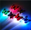 Novelty Lighting Toy Shine Briad Färgglada Butterfly Hair Party Essential Decoration Halloween Julfiber Optic Pigtail Flätor