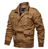 Vår militärjacka män Casual kläder Jaqueta Masculina Chaqueta Hombre Casaco Masculino Mens Jackor och kappor Höst bomull