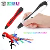 Penna 3D Penne 3d 1 75mm ABS PLA Filamento 3 d penna modello Stampante Creativa Magia Disegno Stampa Giocattolo Regalo per bambini birthday255O