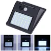 Smart Sensor and Solar Power 20 LED Wall light PIR Motion Sensor Outdoor Security Lamp Waterproof Garden Wall Lamp Landscape lights