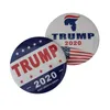 Moda Yuvarlak Trump 2020 Broş Mektubu Amerika Tutmak Büyük Pins Yaratıcı Metal Rozet Başkanı Seçim Broş Pin Parti Favor Hediye BC VT1178