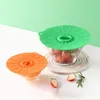 5 stks Siliconen Zuigverdeksel Set Kom Pan Cooking Pot Deksels Verse Houd Silicagel Stretch Cover Keuken Pannen Morserij Stopper Covers DBC BH3515