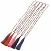 Mode Vrouwen Kettingen 925 Zilveren Boeddha Hanger Glas Kralen Crystal Long Tassel Bohemen Ketting Sieraden Gift