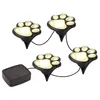 LED Solar Lawn Light Outdoor Waterproof Buried Light Landscape Lighting Festival Decoration Light Pet Trail Lamp2098