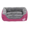 Grand chien animaux chat imperméable doux chaud lits niche niche chenil lit tapis de couchage