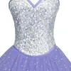 Beaded Tulle Ball-jurk Sweetheart Prom Dresses Lace Up 2019 Lange Prom Jurken Nieuwe feestjurk