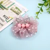 Neonate Barrette Kids Cute Dots Net Yarn Strass Corona Bunny Ear Forcine Bambini Barrettes Clip per capelli Accessorio per capelli 14692