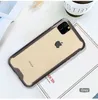 1.5mm Transparent Acrylic PC Hard Back TPU ShockoProof Väska till iPhone 12 Mini 11 Pro max 8 plus XR XS Clear Case