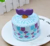 6 Style Super Miękkie Squishy Slow Rising Unicorn Mermaid Tail Cake Pachnące Squishies Deer Jumbo Zabawki Ściśnij Dekompresyjne Zabawki