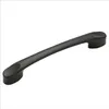 850-128 Matte Black Cabinet Handles estilo americano Kitchen Cupboard porta puxa maçanetas de gaveta Moda Móveis Handle Hardware