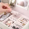 Large Jewelry Packaging Display Box PU Leather Multilayer Jewelry Box Necklace Cosmetic Jewel Case Upscale Organizer14261853