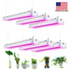 Full Spectrum 4ft 64W Led Grow Lights for Indoor Plants Best Indoor Greenhouse Kit Grow Light Fixtures for Seed Starting Herb Succulents Veg