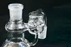 Transparante opvangbak voor droge as, waterpijp 14/18 mm gezamenlijke glazen schaal