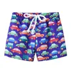 Dzieci Cartoon Dinosaur Flower Print Swim Trunks 2019 Summer Baby Boys Board Beach Shorts