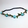 30 stks Bloem Kroon Hoofdband Mooie Rose Bloem Hoofdbanden Meisjes Boheemse Stijl Krans Bruiloft Floral Garland Voor Vrouwen