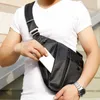 Borse portaoggetti digitali da uomo Marsupi Borsa da petto alla moda maschile Tasche sportive con imbracatura in tessuto Oxford Spalla personale multifunzione antifurto