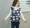 Enfants Manteaux Dessin Animé Enfant Fille Vestes À Capuchon Enfant Garçons Gilet Automne Hiver Vêtements Chauds Enfants Vêtements Arc-En-Dinosaure 50pcs DW4281