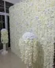 240x240cm soie artificielle Rose mur de fleur de mariage Décoration de Noël décoratif en soie hortensia Décoration de mariage Toile de fond